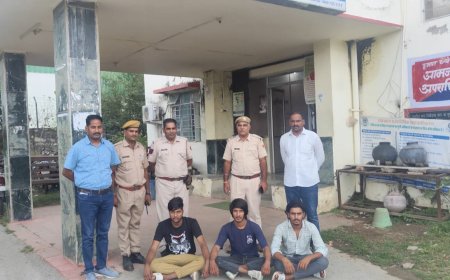 टोलकर्मियों पर फायरिंग के तीन आरोपी चढे पुलिस के हत्थे