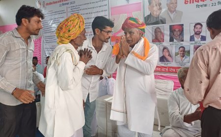 हम चंबल का पानी लाने में यकीन रखते है  आक्या हेडपंप तक ही सीमित रहे है