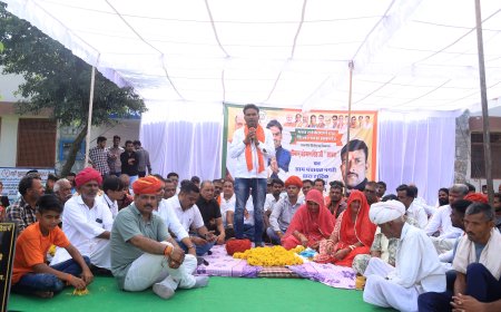 ग्राम पंचायत नगरी में तीन करोड़ की राशि के कार्यो के हुए लोकार्पण