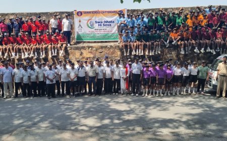 स्वच्छता ही सेवा के अंतर्गत एक तारीख एक घंटा एक साथ कार्यक्रम