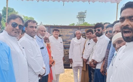 छात्रावास भवन निर्माण शिलान्यास