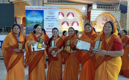 तेरापंथ महिला मंडल  राजनगर  विभिन्न क्षेत्रों में राष्ट्रीय स्तर पर सम्मानित