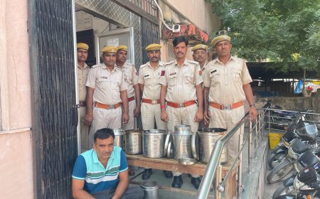 चित्तौड़गढ़ पुलिस की बड़ी कार्रवाई डोडा चुरा अफीम  नगदी सहित 4 करोड़ का माल बरामद
