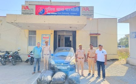 अवैध मादक पदार्थों के खिलाफ चित्तौड़गढ़ पुलिस की ताबड़तोड़ कार्रवाई 