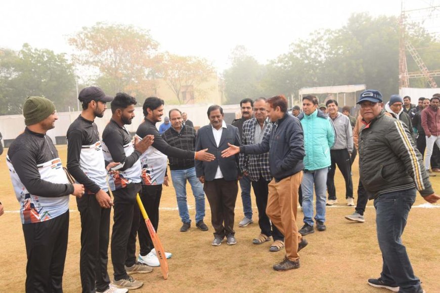 जिंक नगर में लीग मैचो से इंटर जिंक क्रिकेट चैम्पियनशिप 2024 का आगाज
