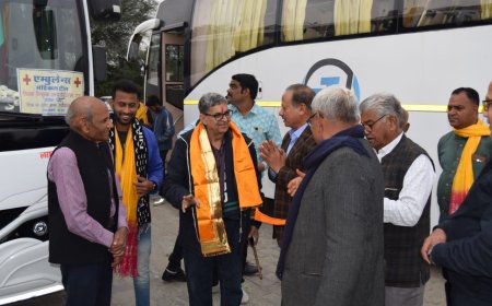 निःशुल्क स्वास्थ्य सेवा का संकल्प 44 वर्षों से जारी  दल चित्तौड़गढ़ से रवाना