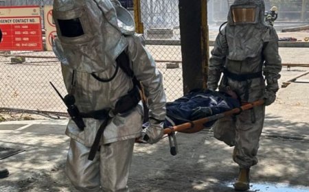 हिन्दुस्तान जिंक के चंदेरिया प्लान्ट मे आपात स्थिति