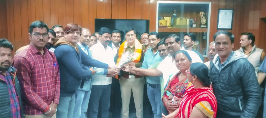 राजस्थान ब्राह्मण महासभा ने किया चित्तौड़गढ़ एसपी का स्वागत