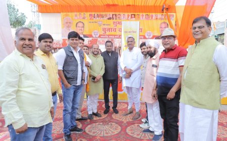 कुछ ही देर में होगा भाजपा प्रत्याशी जोशी के चुनाव कार्यालय का शुभारंभ 