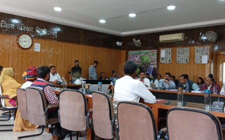 चित्तौड़गढ़  जिला परिषद की साधारण सभा की बैठक