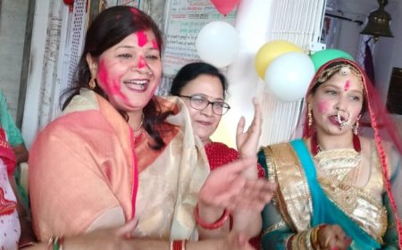 दाधीच अखिल भारतवर्षीय महिला प्रकोष्ठ ने मनाया फाग उत्सव 