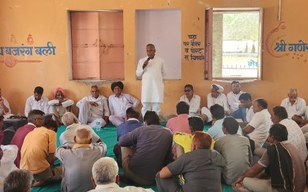 लोकसभा चुनाव  चितौड़गढ़ विधानसभा क्षेत्र के सभी ग्रामीण मंडल कार्यकर्ता की बैठक  