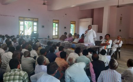 पूर्व राज्यमंत्री जाड़ावत प्रभार क्षेत्र गुजरात के पाटन में कर रहे प्रचार