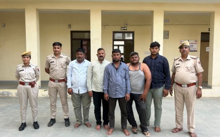  चोरी के माल के बँटवारे को लेकर विवाद करने वाले पांच अंतर्राज्यीय आरोपी  गिरफ्तार          