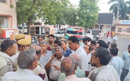 जैन संत मदन मुनि का शंभूपुरा में अज्ञात वाहन की टक्कर से देवलोक गमन