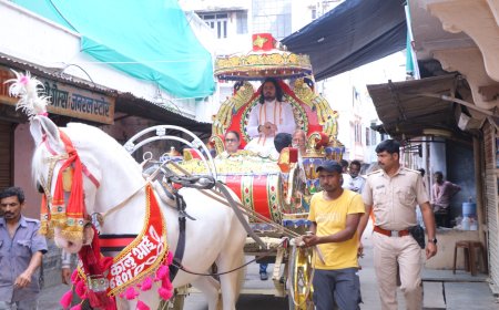 कलश यात्रा पूर्ण होने के साथ ही नानी बाई के मायरे की कथा शुरू 