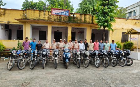 मोटर साईकिल चोरी  गैंग का पर्दाफाश  चोरी की मोटर साईकिल खरीदने वाले सरगना सहित दो आरोपी गिरफतार, एक नाबालिग डिटेन