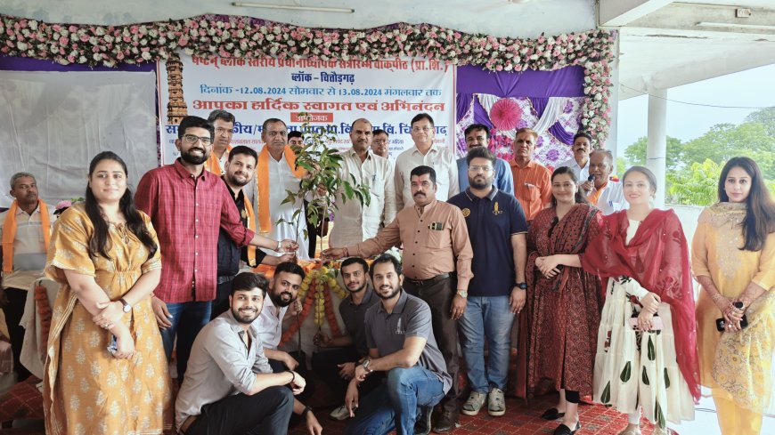 चित्तौड़गढ़ विक्टर राउण्ड टेबल संस्था द्वारा 1050 पौधे उपलब्ध कराये गए