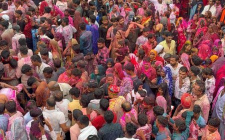 जलझूलनी एकादशी पर 450 किलो चांदी के रथ पर विराजमान हुए सांवलियाजी सेठ