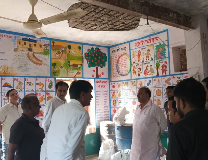 आंगनबाड़ी की घटना पर जिला प्रशासन की तुरंत कार्रवाई