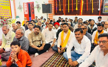 चित्तौड़ ग्रीन रेजीडेंसी में नानी बाई का मायरा कथा जारी, कलश व ध्वजदंड स्थापना 3 नवम्बर को