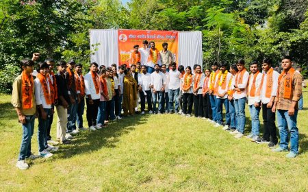 विद्यार्थी परिषद कॉलेज इकाई कार्यकारिणी घोषित