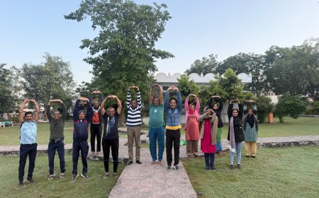 भारत विकास परिषद द्वारा संचालित नियमित योग कक्षा—स्वास्थ्य एवं ऊर्जा से भरपूर सुबह की शुरुआत