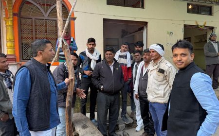 युवाओं के साथ प्रशासन का संवाद, विधायक धाकड़ ने देखी एसआईआर गतिविधिया