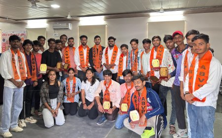 भगवान बिरसा मुंडा की जयंती पर एबीवीपी ने किया खेल प्रतियोगिता का आयोजन