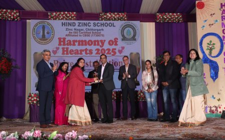 हिन्द जिंक स्कूल का वार्षिकोत्सव ‘हार्मोनी ऑफ हार्ट्स 2025’ हर्षोल्लास से संपन्न