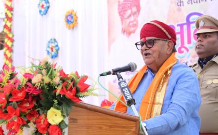 गुलाबचन्द कटारिया ने  किया भक्ति-शिरोमणि बालाजी मंदिर का भूमि पूजन