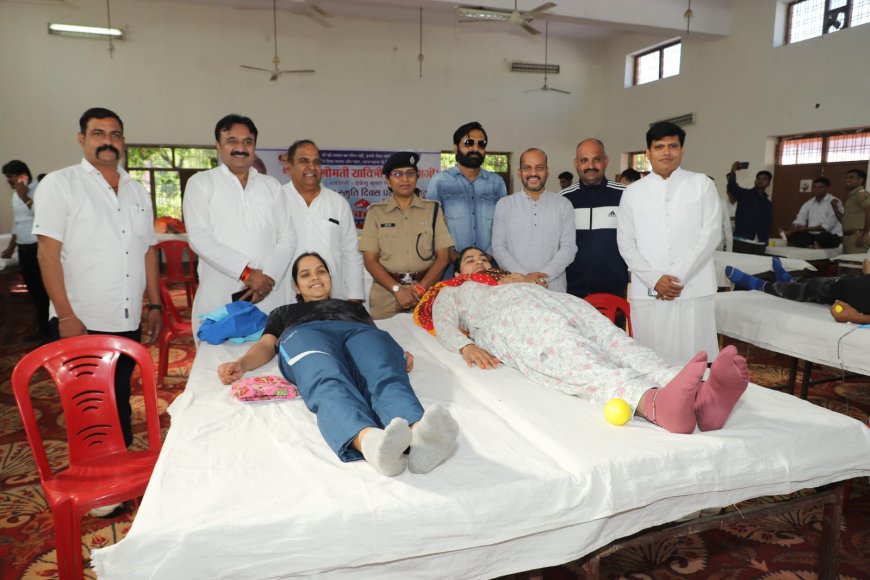 चित्तौड़ ने किया मां के नाम ऐतिहासिक 1357 यूनिट रक्तदान