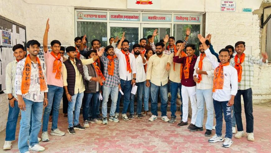 एबीवीपी ने दिया पांच सूत्री मांगों को लेकर ज्ञापन