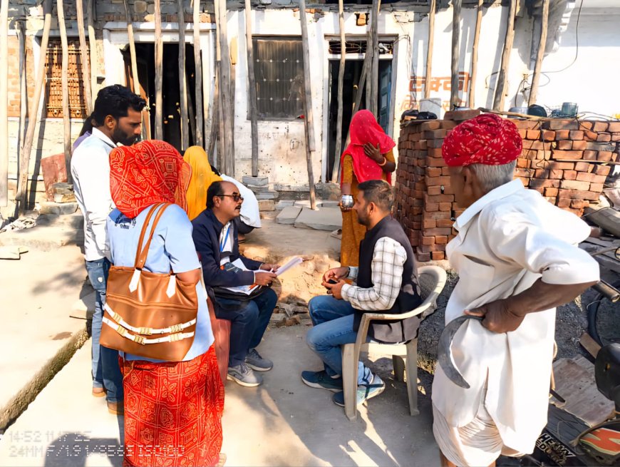 श्रेष्ठ बीएलओ चयन की शुरुआत, निंबाहेड़ा के दुष्यंत शर्मा पहले दिन रहे अव्वल