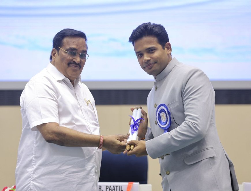 जिला कलक्टर आलोक रंजन राष्ट्रीय जल पुरस्कार से सम्मानित