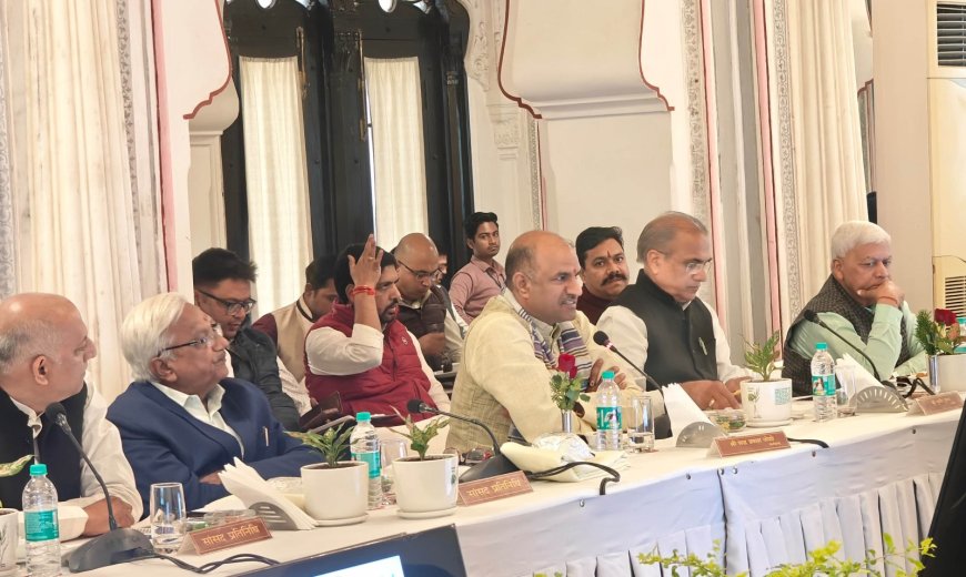 चित्तौड़गढ़ संसदीय क्षेत्र में पश्चिम-मध्य रेलवे से जुड़े महत्वपूर्ण कार्यों की आवश्यकता – सांसद जोशी