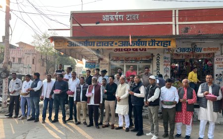 संत श्री दिग्विजय रामजी महाराज के 33 वें जन्मोत्सव पर वाहन रैली का भव्य स्वागत