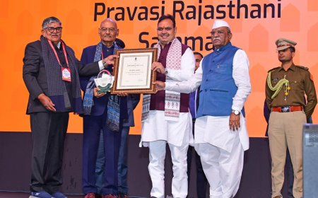 मुख्यमंत्री ने दिया प्रवासी राजस्थानी सम्मान