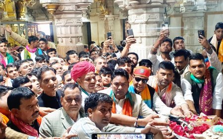 विधायक आक्या की जीत पर मन्नत उतारने का सिलसिला दो साल बाद भी जारी