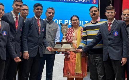 सैनिक स्कूल चित्तौड़गढ़ में अंतर सदनीय अंग्रेजी वाद-विवाद प्रतियोगिता का आयोजन
