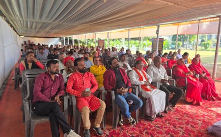 गौ सम्मान आह्वान अभियान : गणगौर गार्डन में जिलेभर के गोभक्तों की विशाल बैठक सम्पन्न