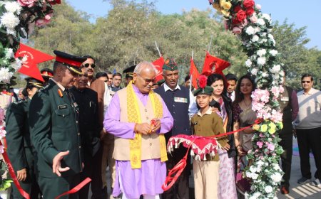 सैनिक स्कूल चित्तौड़गढ़ में विजय दिवस की 55वीं वर्षगांठ गरिमा व राष्ट्रभक्ति के साथ मनाई गई