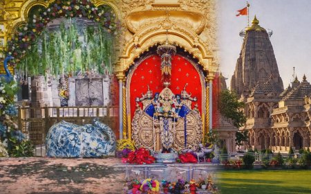 थाईलैंड से आए फूल:4 लाख फूलों से सजा सांवलिया सेठ मंदिर, मंत्र लिखे झंडे और राजस्थानी सजरिया भी लगाया