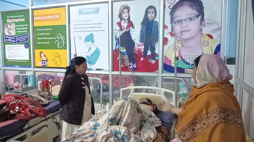 एडीएम ने किया श्री सांवलियाजी सामान्य एवं महिला चिकित्सालय का औचक निरीक्षण