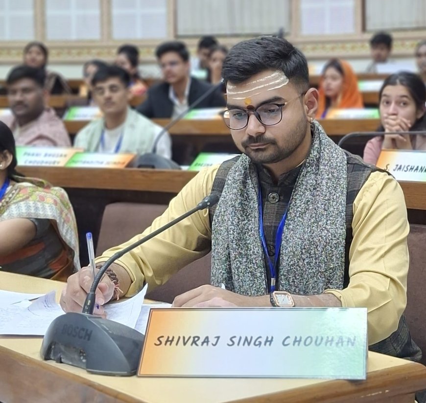 राजधानी जयपुर में भारत के कृषि मंत्री के रूप में ऋषभ चतुर्वेदी ने किया प्रतिनिधित्व