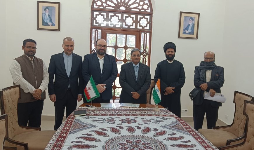 मेवाड़ विश्वविद्यालय में इंडो-ईरानियन स्टडीज़ सेंटर की स्थापना का मार्ग प्रशस्त