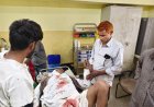 कार ने किसान को मारी टक्कर; हालत गंभीर