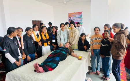 शहीद राधेश्याम गुर्जर की पुण्यतिथि पर उमड़ा जनसैलाब,नगरी में रक्तदान से गूंजा देशभक्ति का स्वर 116 यूनिट रक्त संग्रह