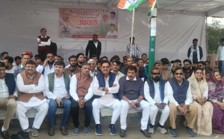 “मनरेगा बचाओ संग्राम” के तहत चित्तौड़गढ़ में ऐतिहासिक उपवास