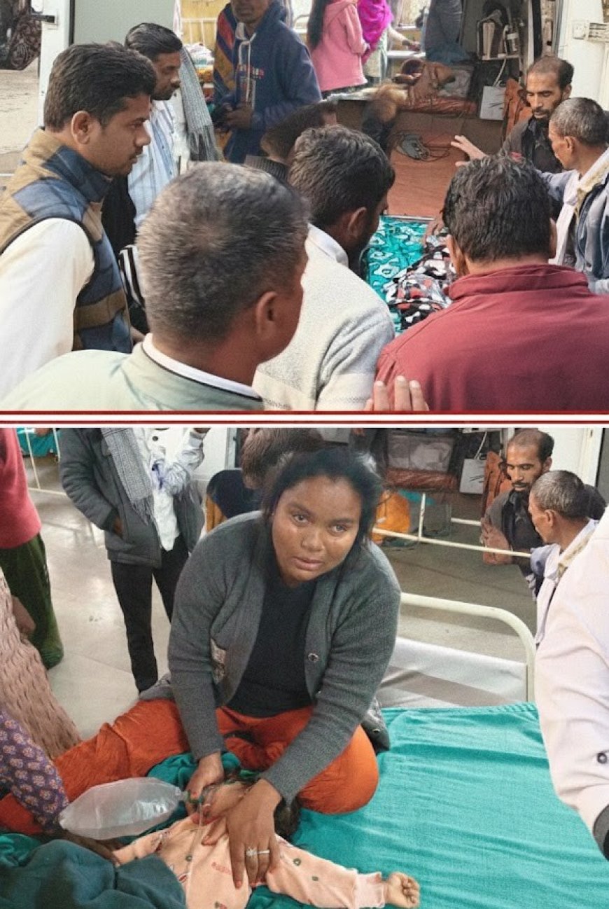 पतंग उड़ाती बहन के पीछे छत पर पहुंचा डेढ़ साल का मासूम, तीसरी मंजिल से मुंह के बल गिरा; उदयपुर रेफर